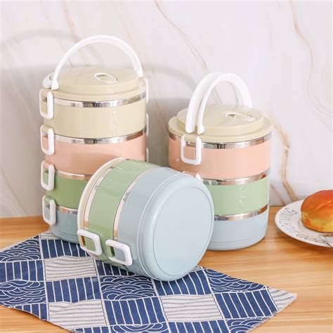 round stainless steel bento box|lunch box steel bento adult.